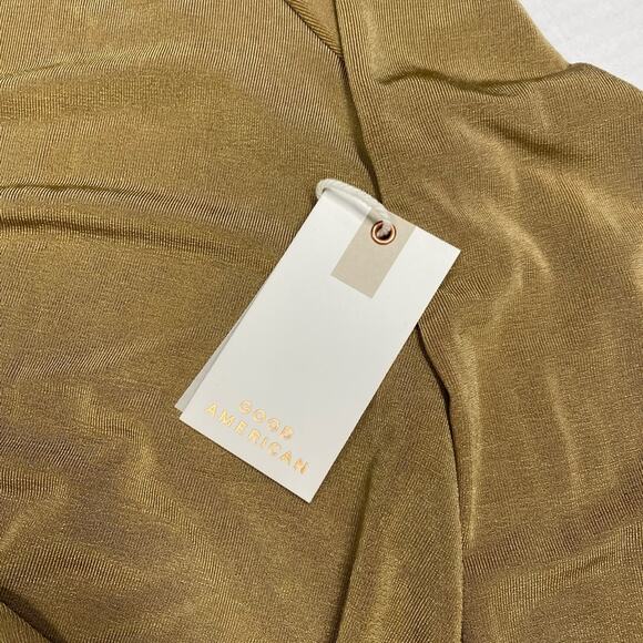 GOOD AMERICAN Wrap-effect stretch-jersey top size 3 (b18) - Picture 9 of 10